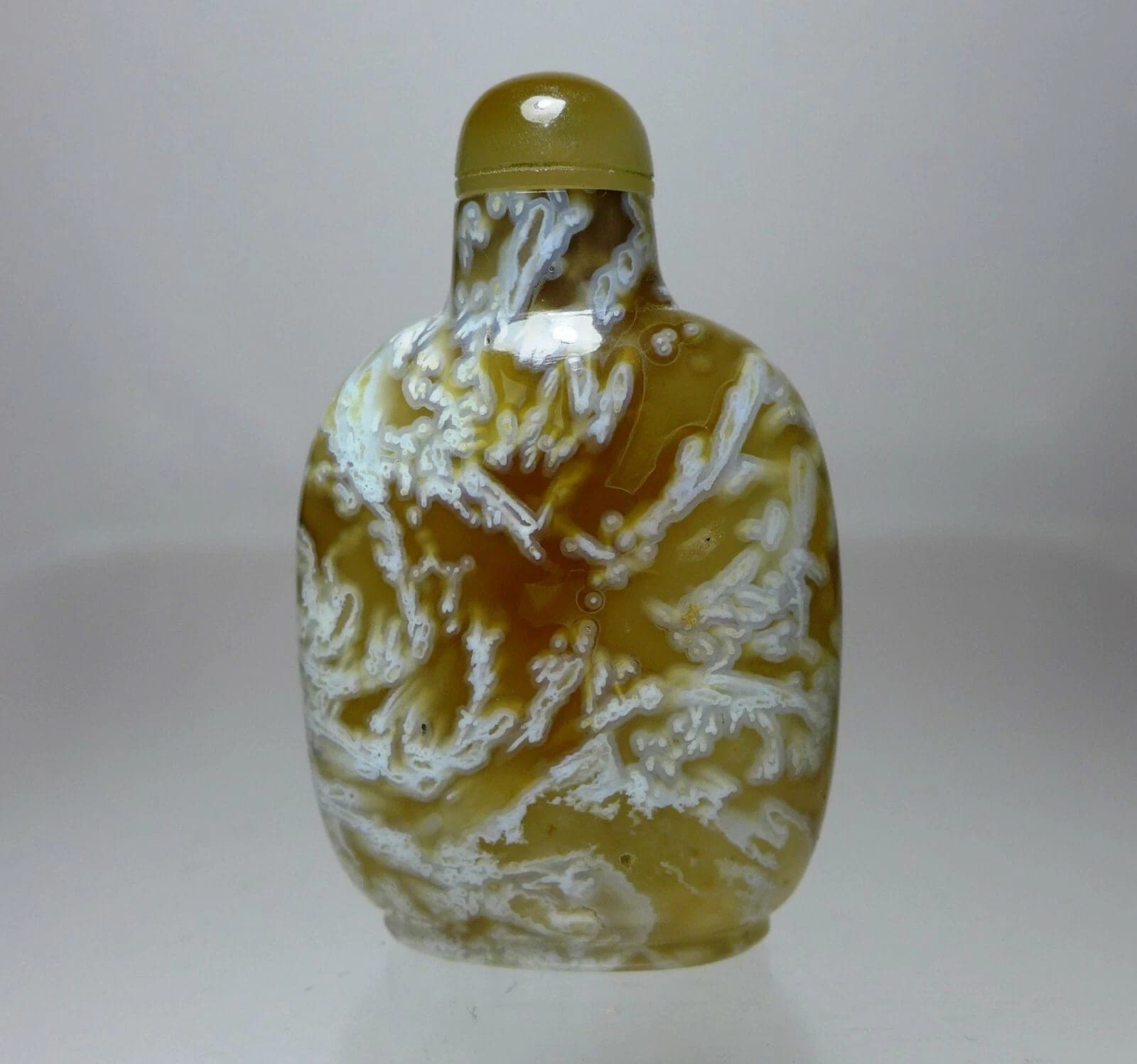 DENDRITIC CHALCEDONY Snuff Bottle, 18th/19th Century