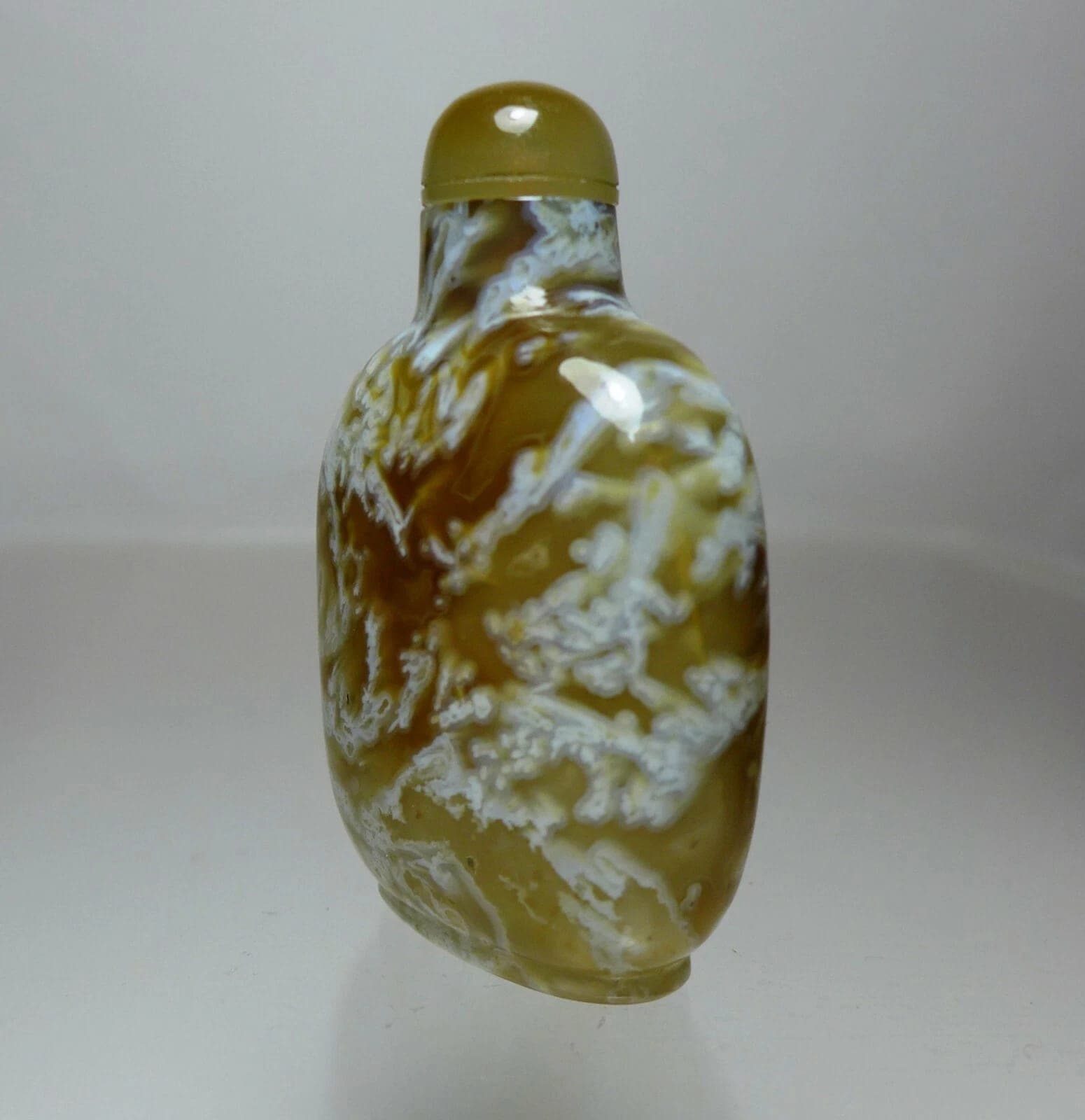 DENDRITIC CHALCEDONY Snuff Bottle, 18th/19th Century photo 3