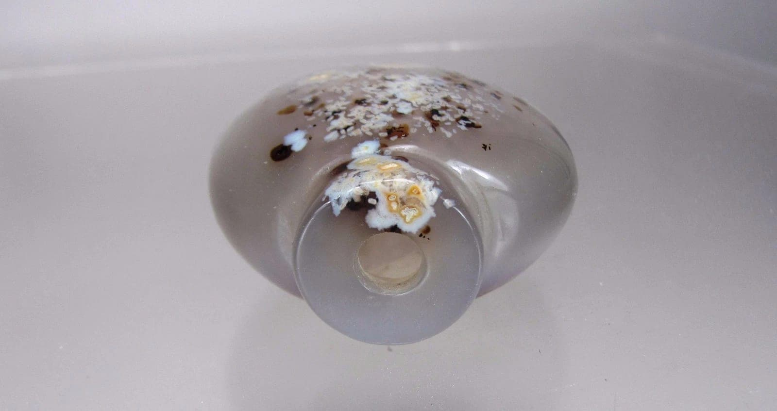 DENDRITIC CHALCEDONY Snuff Bottle, Qing Dynasty, 18th/19th Century photo 8