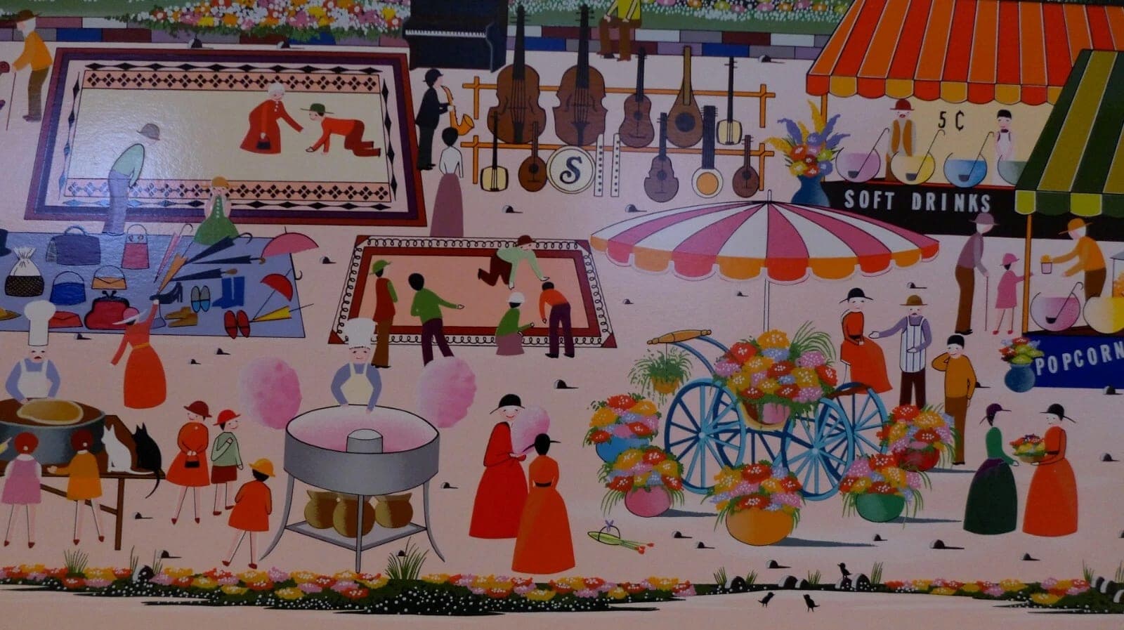 Nicky Watanabe, "Flea Market", Hand-signed & Numbered Color Serigraph photo 2