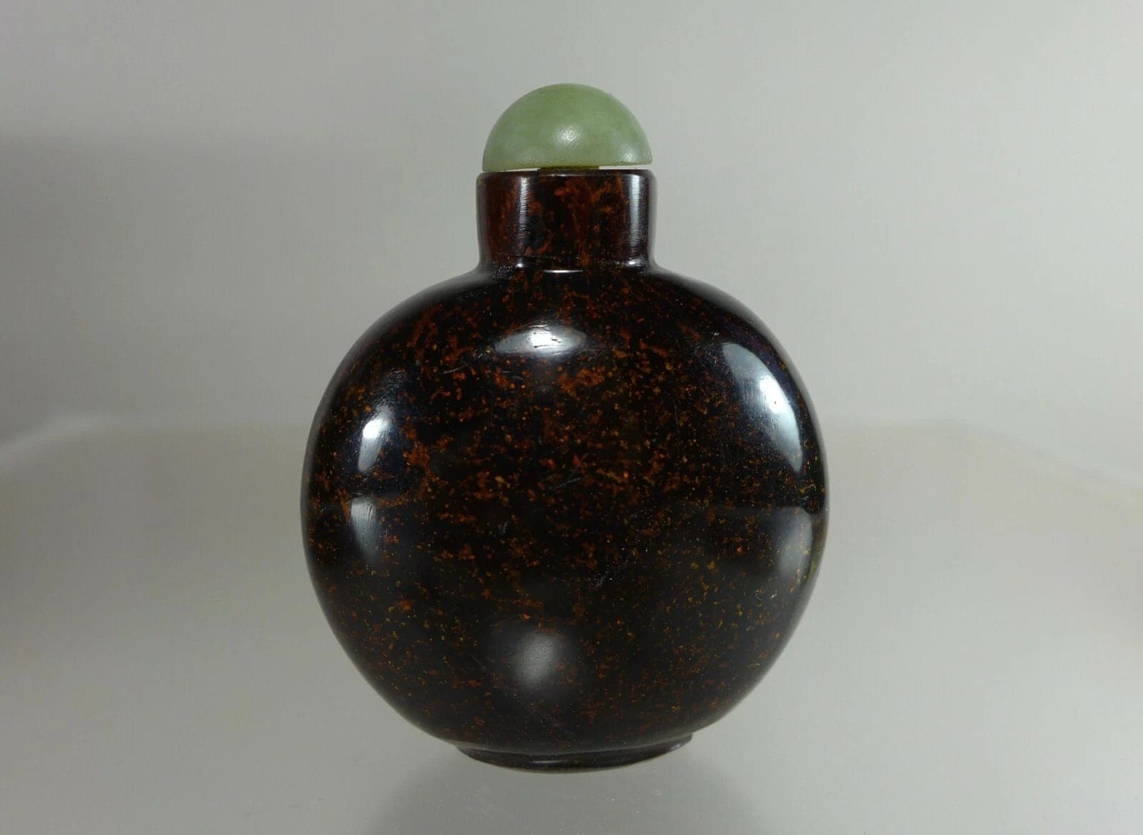 Chinese Aventurine Glass Snuff Bottle photo 2
