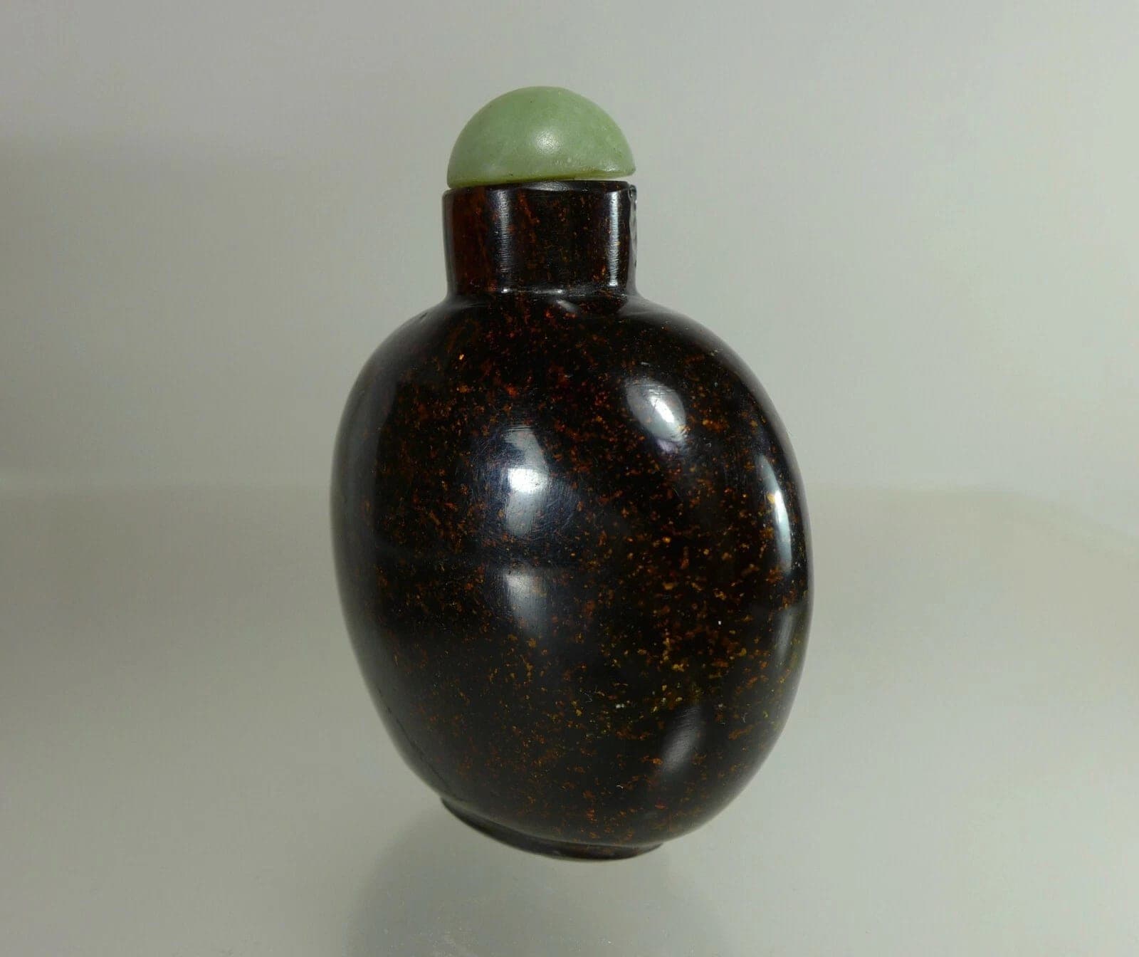 Chinese Aventurine Glass Snuff Bottle photo 3
