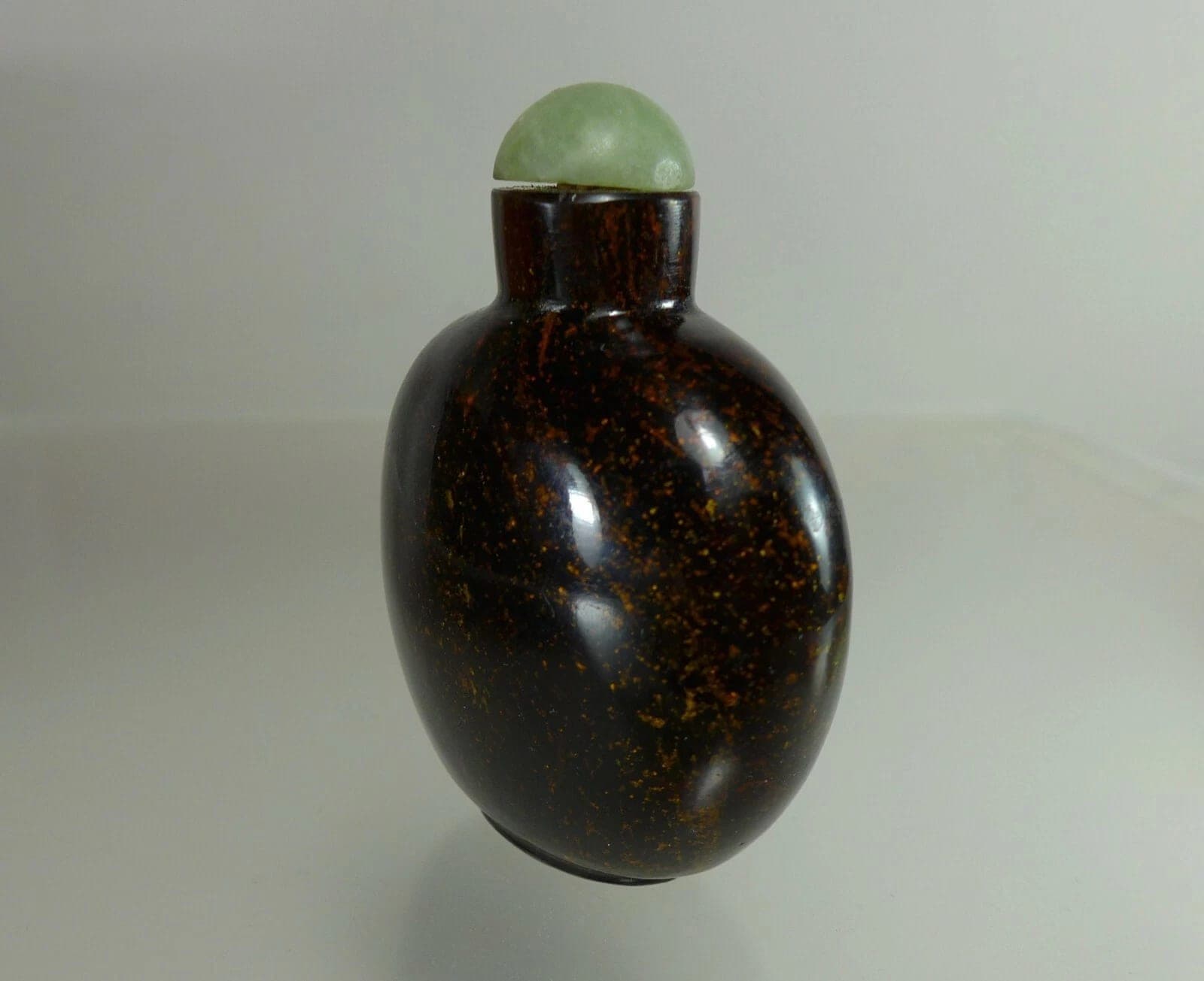 Chinese Aventurine Glass Snuff Bottle photo 4