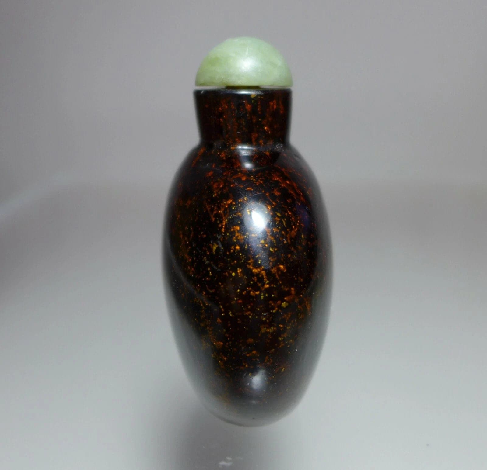Chinese Aventurine Glass Snuff Bottle photo 5