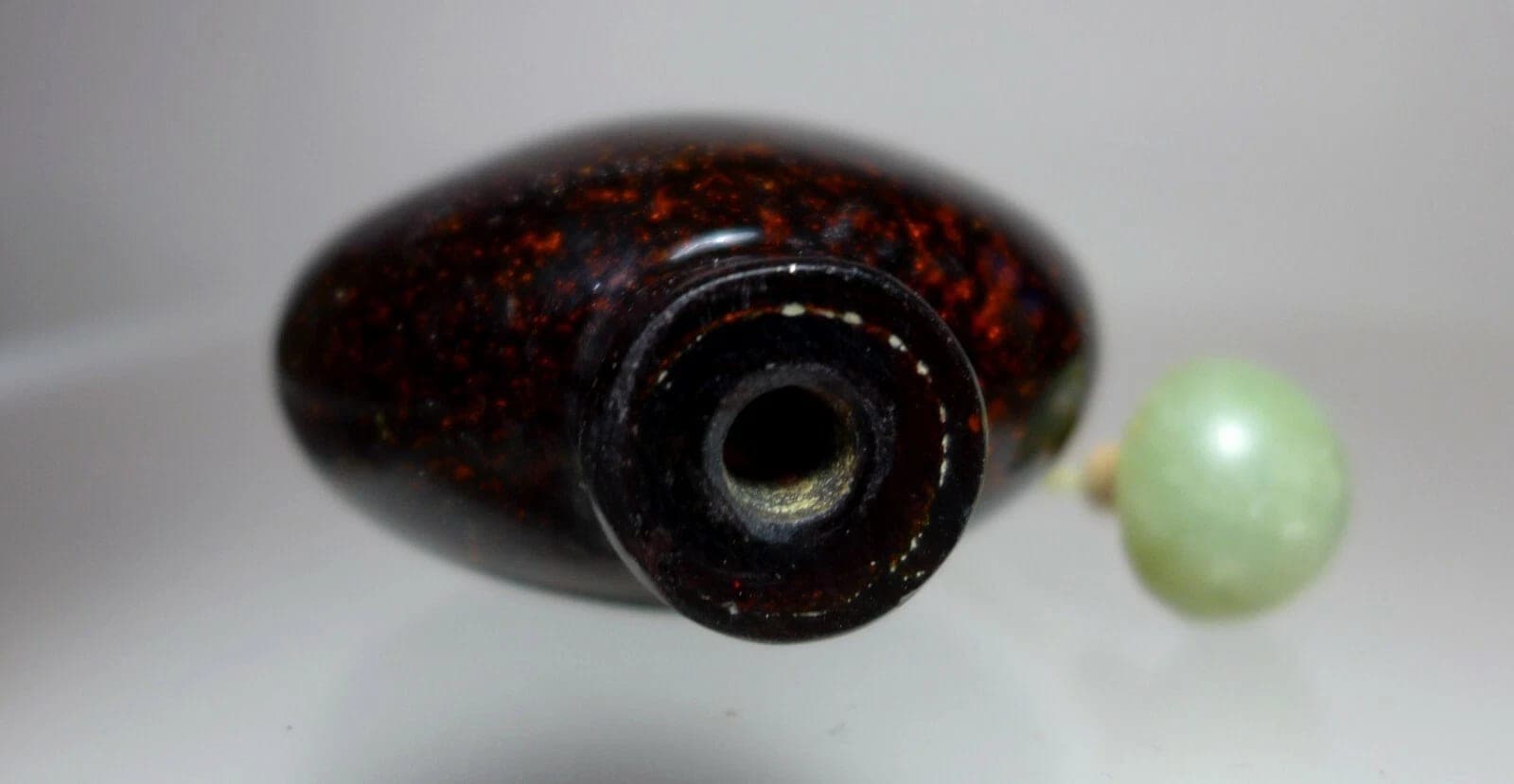 Chinese Aventurine Glass Snuff Bottle photo 7