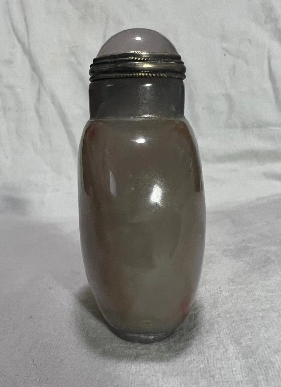 Banded Agate (Floater) Snuff Bottle, Mid-Qing Dynasty 1760-1850 photo 5