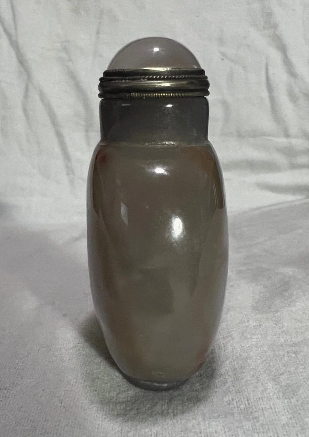 Banded Agate (Floater) Snuff Bottle, Mid-Qing Dynasty 1760-1850 photo 6