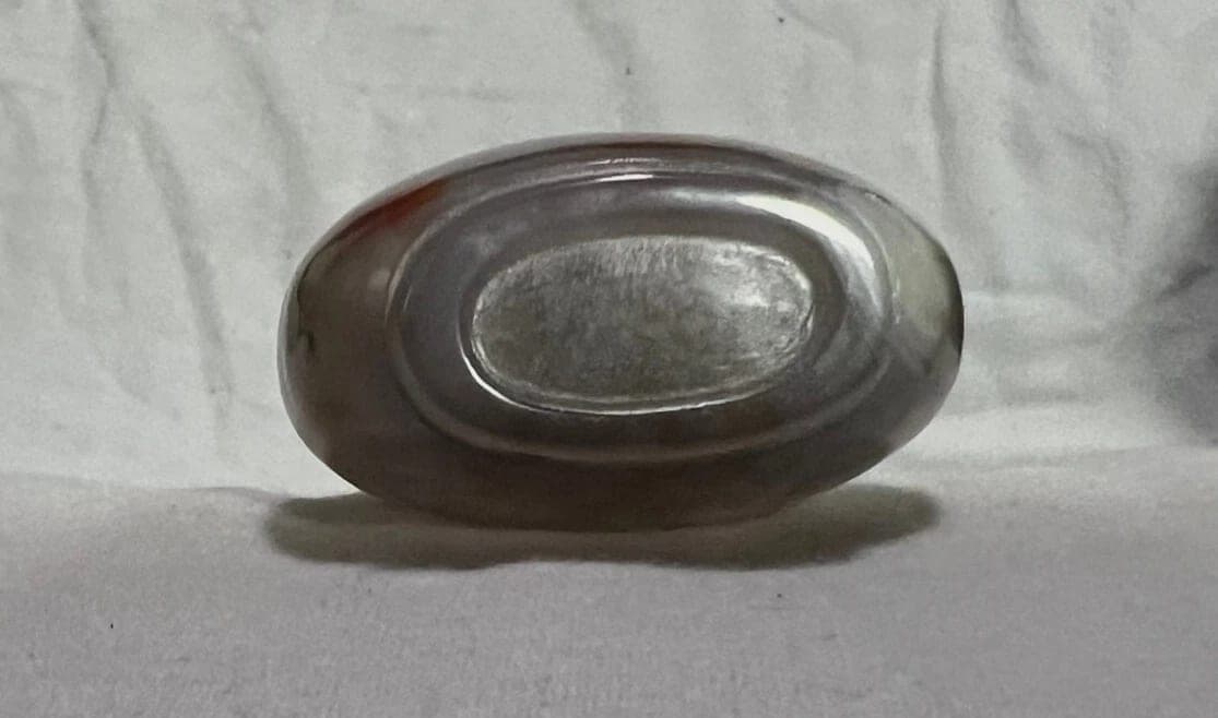 Banded Agate (Floater) Snuff Bottle, Mid-Qing Dynasty 1760-1850 photo 7