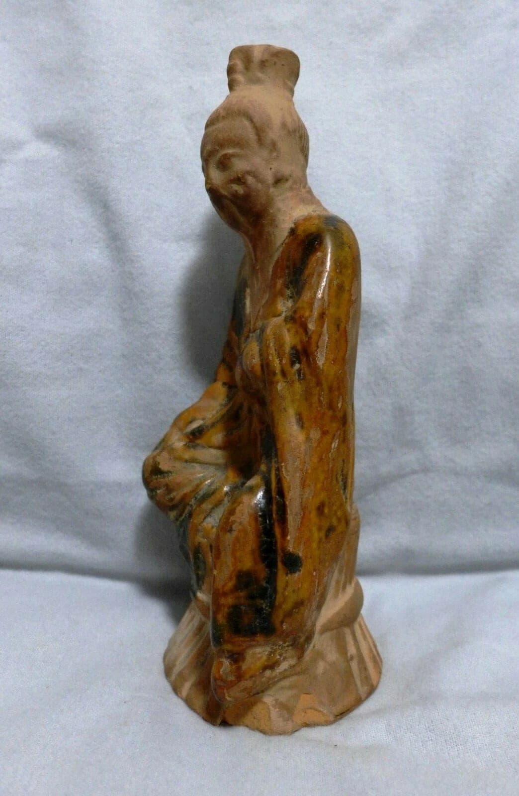 Chinese Tang Dynasty Sancai glazed figure of Lu Dongbin photo 4