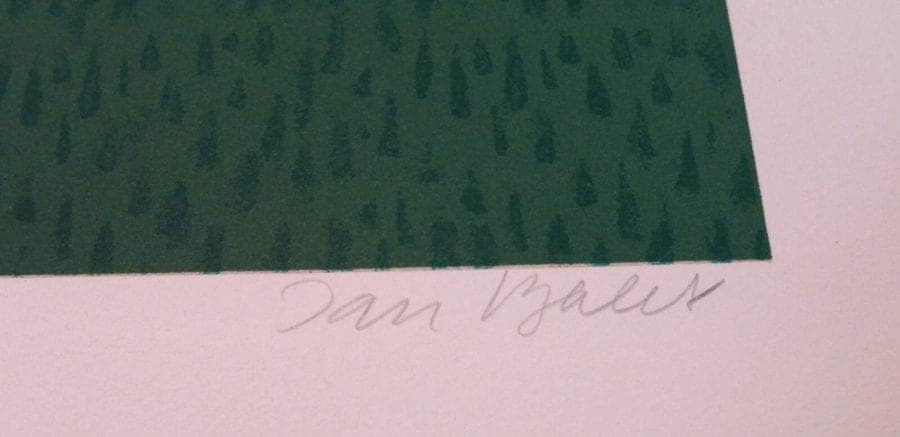 JAN BALET, "Picnic in 3/4 Time, Hand-signed & Numbered Color Lithograph on Stone photo 4