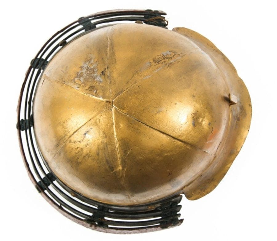EDO PERIOD JAPANESE SAMURAI YOROI KABUTO ZUNARI HELMET WITH SHIKORO photo 7