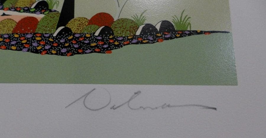 Nicky Watanabe, "Country Fair",  Limited Author Sign/Number Serigraph photo 4