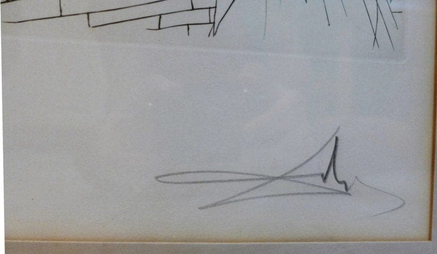SALVADOR DALI "Paris and Helen of Troy", Original Hand-Signed Intaglio photo 5