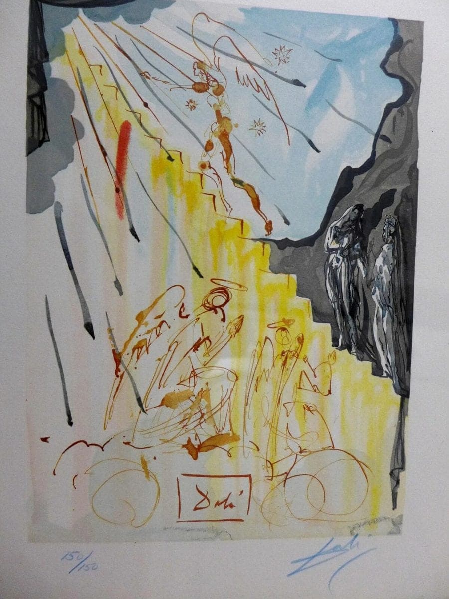 SALVADOR DALI "Paradise 21" from the Divine Comedy1960-64, Original Hand-signed