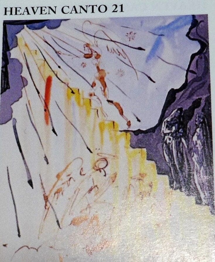 SALVADOR DALI "Paradise 21" from the Divine Comedy1960-64, Original Hand-signed photo 10
