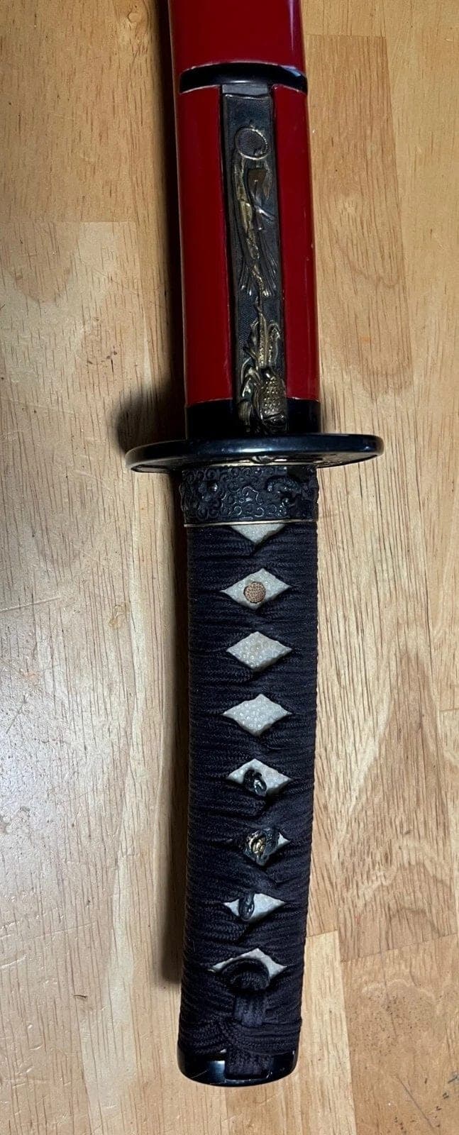 Shinto Japanese Samurai Sword (Wakizashi) ) Attributed to Kuni-Shige (備中国水田住国重) photo 4