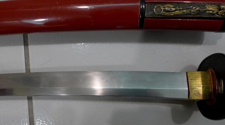 Shinto Japanese Samurai Sword (Wakizashi) ) Attributed to Kuni-Shige (備中国水田住国重) photo 8