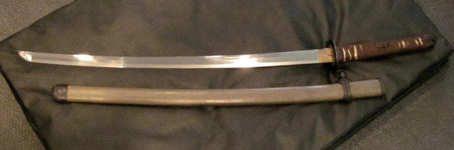WWII, Imperial Japan Army Officers Wartime GUNTO Sword, Type 3, Signed photo 11