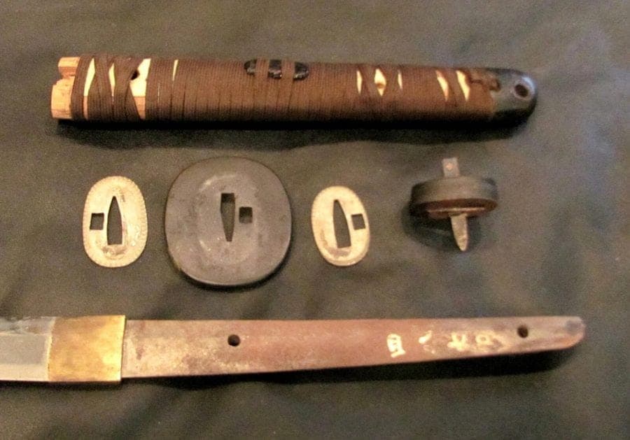 WWII, Imperial Japan Army Officers Wartime GUNTO Sword, Type 3, Signed photo 4