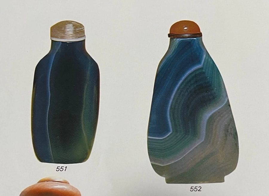 18th/19th C. Colored Faceted Hexagonal Agate Snuff  Bottle -Extremely Rare photo 10