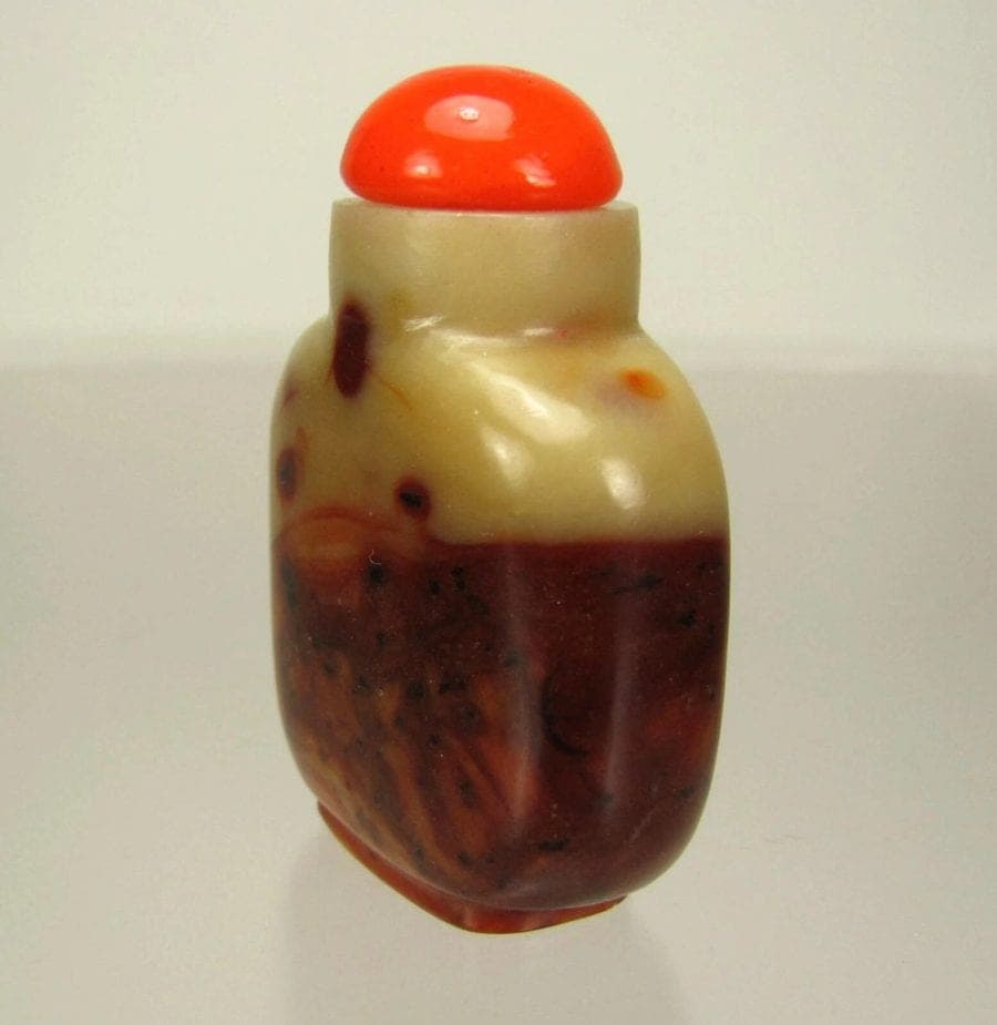 19th Century, Chinese JASPER Snuff Bottle photo 3