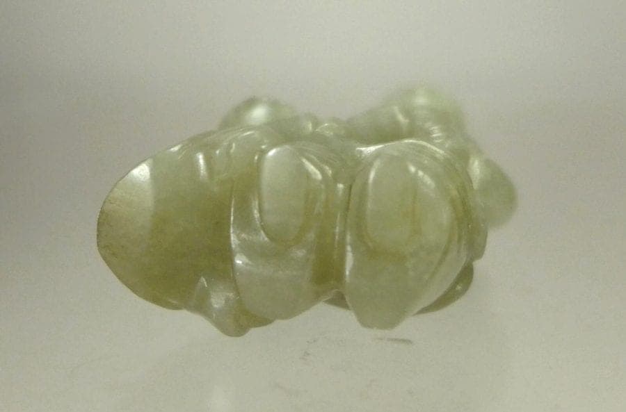 Antique Celadon Jade Carving of a Two Boys photo 7