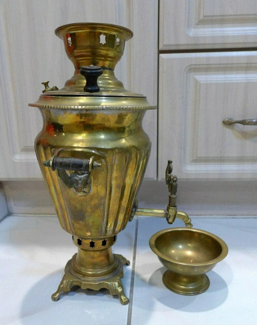 Antique Bronze Imperial Tzar Russian Samovar Set - Circa 1825 photo 2