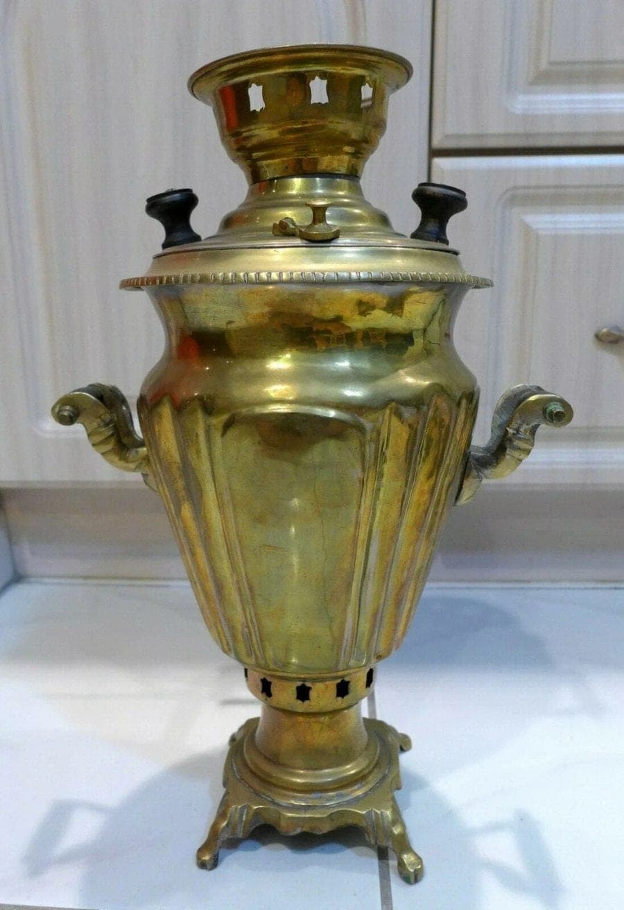 Antique Bronze Imperial Tzar Russian Samovar Set - Circa 1825 photo 3