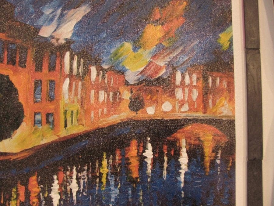 Afremov, Leonid, EVENING BEAUTY, Hand-Embellished Canvas Giclee COA photo 3