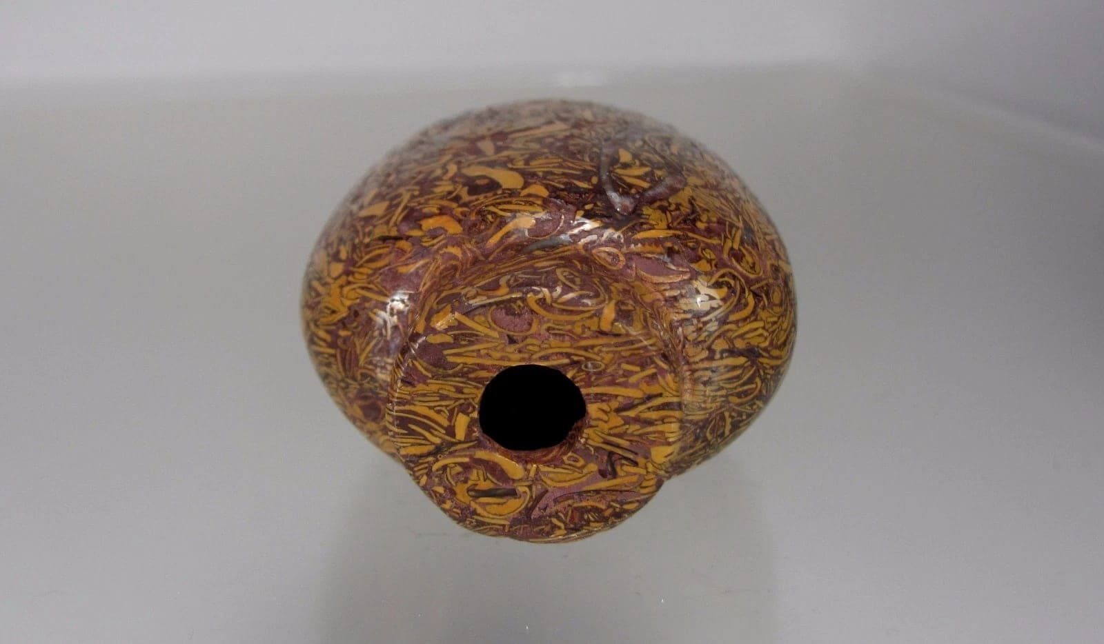 19th Century, Chinese Puddingstone Snuff Bottle - RARE photo 8