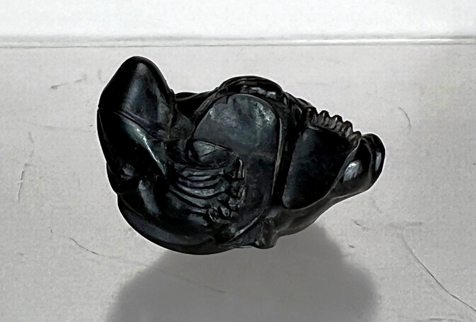 19th Century Japanese Pressed Horn  Netsuke of a Coral Diver photo 10