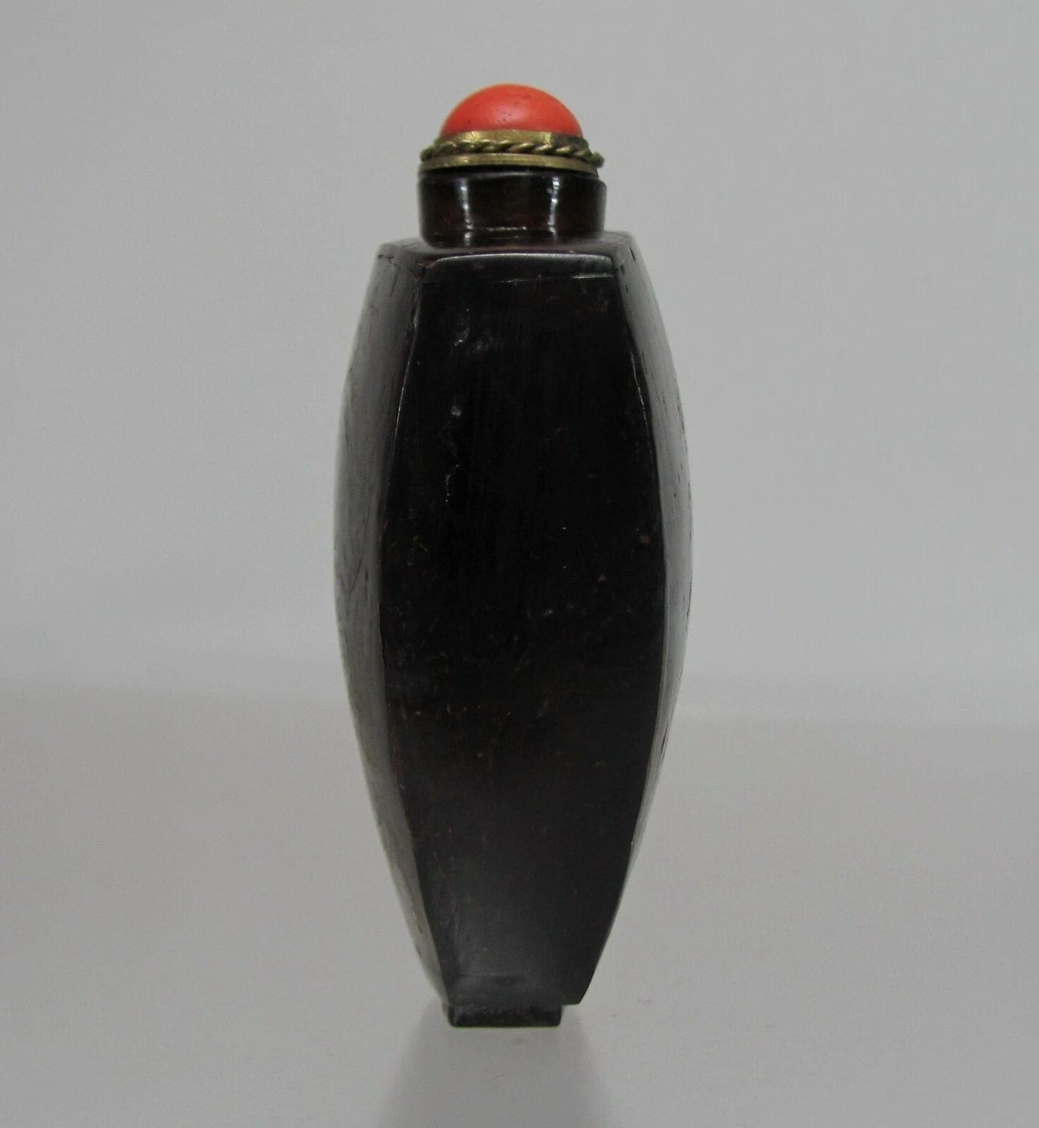 Antique Chinese Coconut Shell Snuff Bottle - Rare photo 4