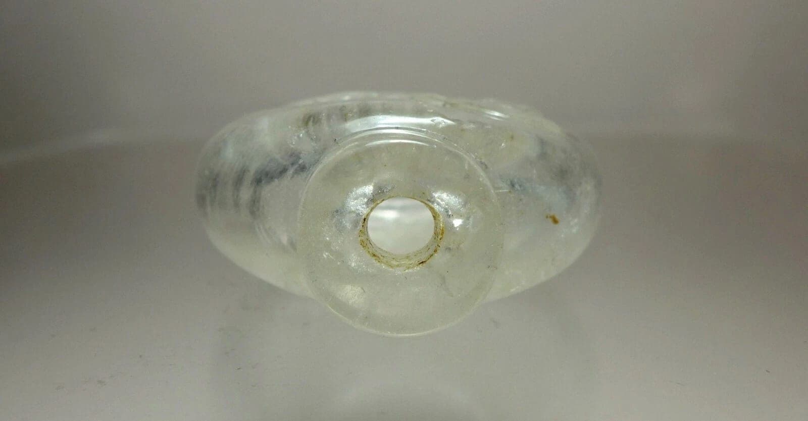 Carved Quartz Crystal Snuff Bottle - God of Longevity - 18/19th C. photo 7