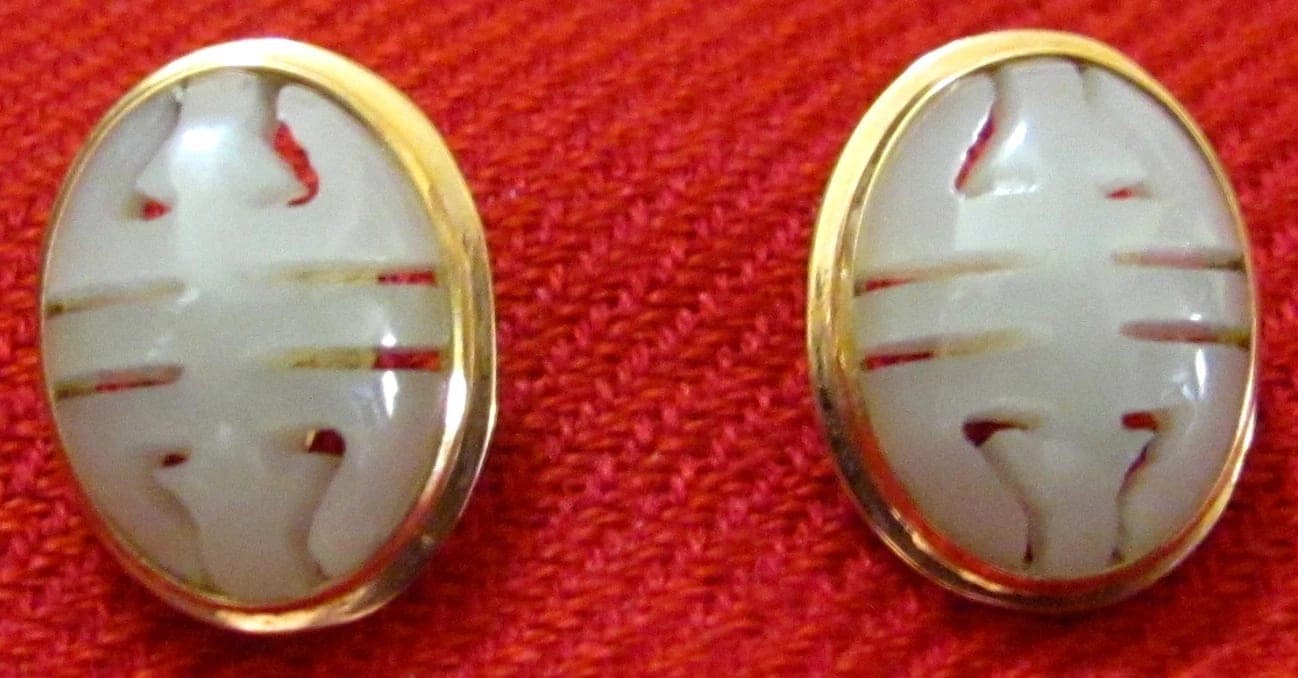JADE Pendant, Earring, Bracelet, Ring JEWELRY SET 14K Yellow Gold photo 7