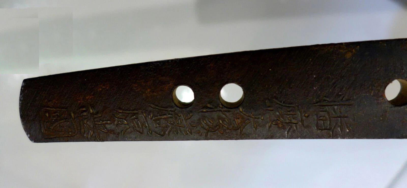 Shinto Japanese Samurai Sword (Wakizashi) with Sayagaki, Signed Tadakuni photo 5