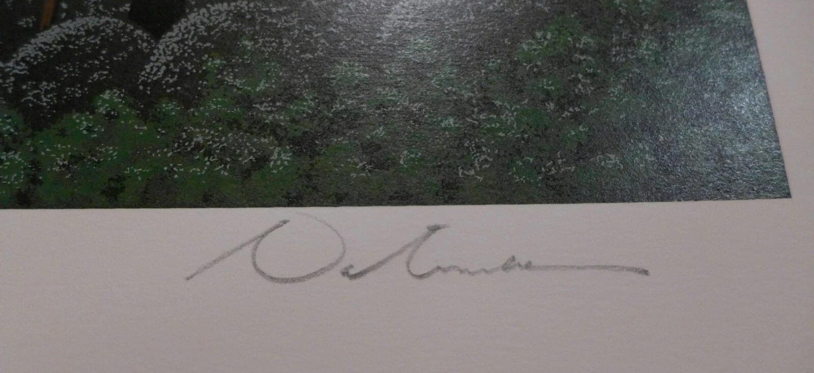 Nicky Watanabe, "Christmas in Cambria",  Limited Author Sign/Number Serigraph photo 4