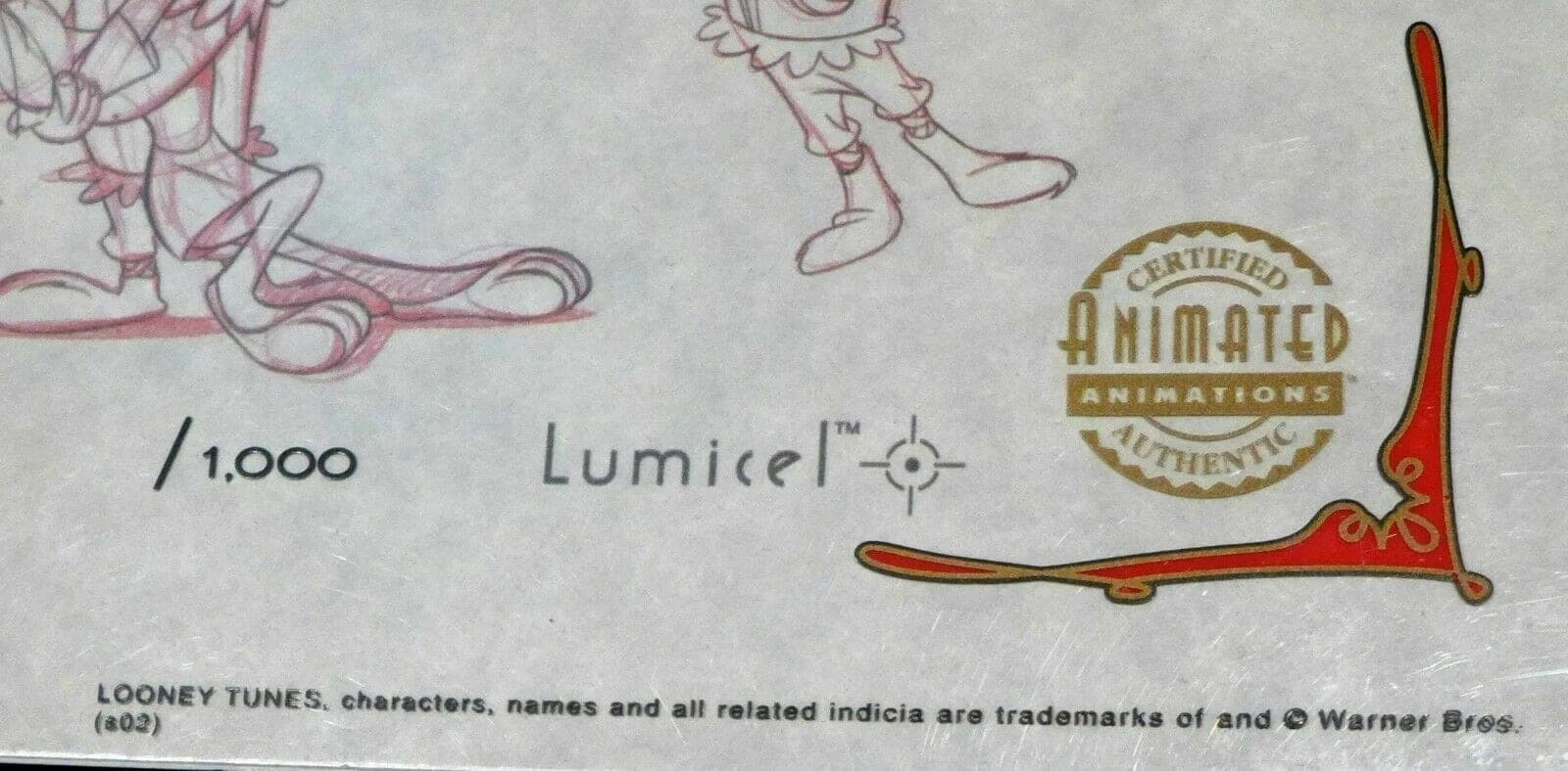 Looney Tunes What's Opera Doc? Animation Cericel w/ Bugs Bunny Lumicel Backgrd photo 8