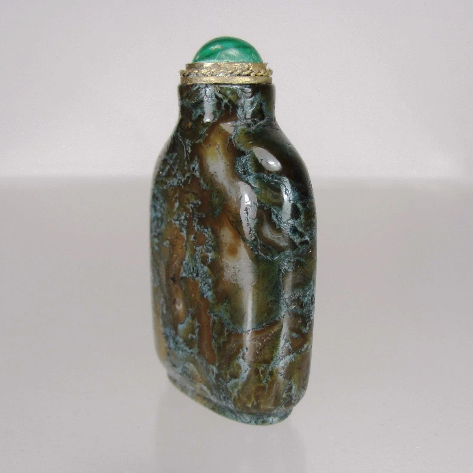 AMYGDALOIDAL BASALT Snuff Bottle, Qing Dynasty, 1760-1850 photo 4