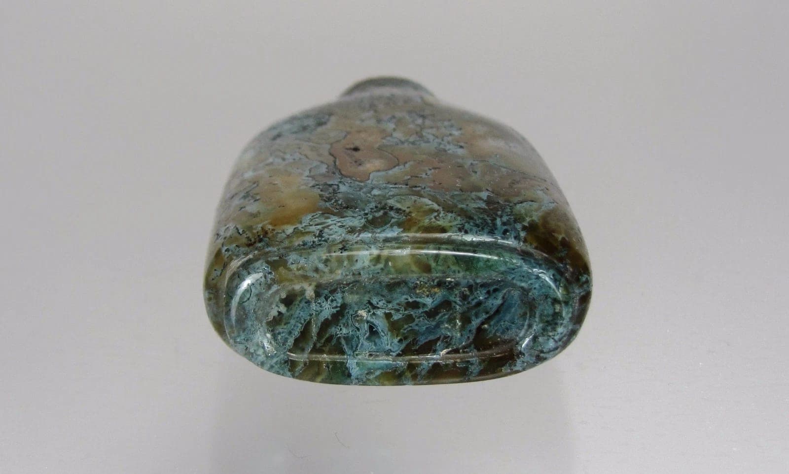 AMYGDALOIDAL BASALT Snuff Bottle, Qing Dynasty, 1760-1850 photo 7