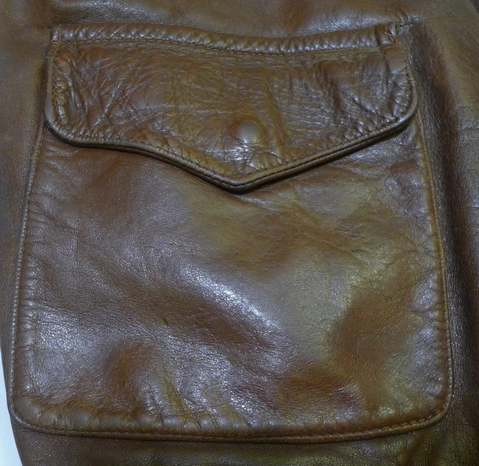 WWII Original, Most Complete, US Army Air Corps Named A-2 Flight Leather Jacket photo 10
