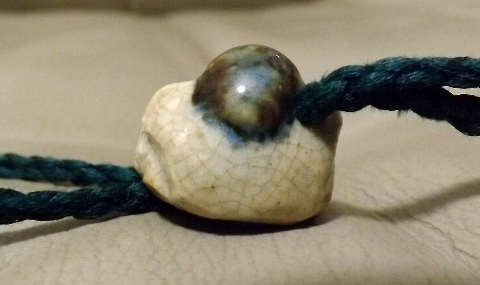 Mid-18th Century Japanese Mixed Materials Three-case Inro, Ojime and Netsuke photo 8