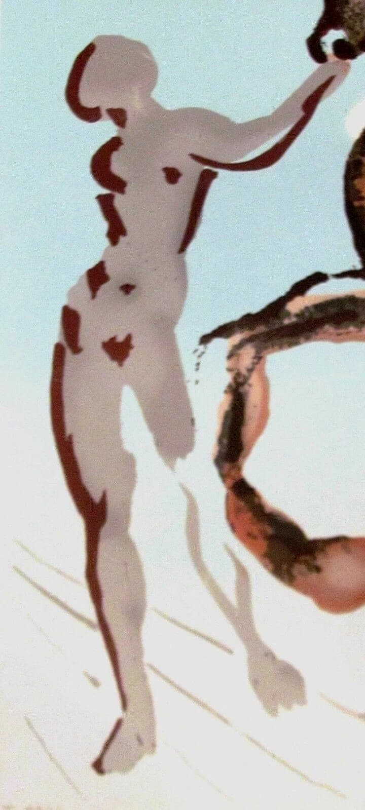 SALVADOR DALI "The Harbinger", Original Hand-Signed Lithograph, 1980 photo 3