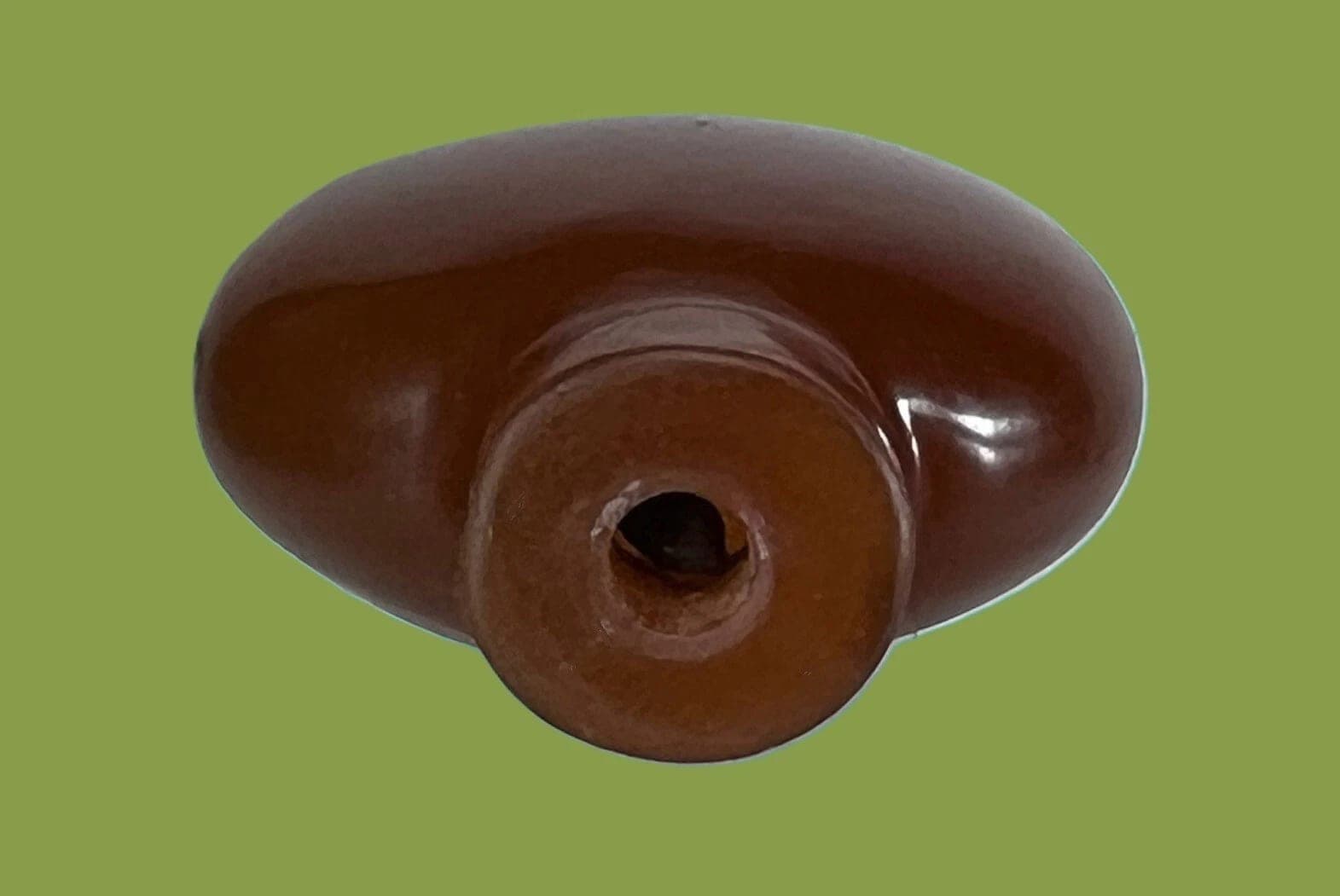 19th C. MINIATURE NATURAL AMBER  SNUFF BOTTLE photo 8