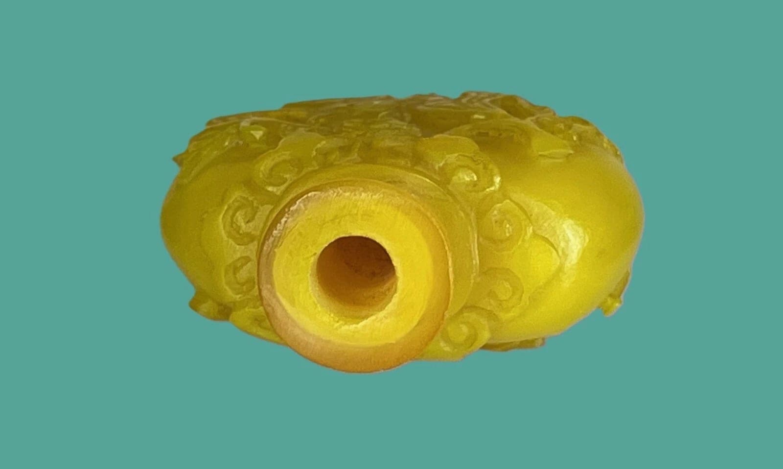 Miniature Peking Glass Carved SNUFF BOTTLE - 18/19th Century photo 7