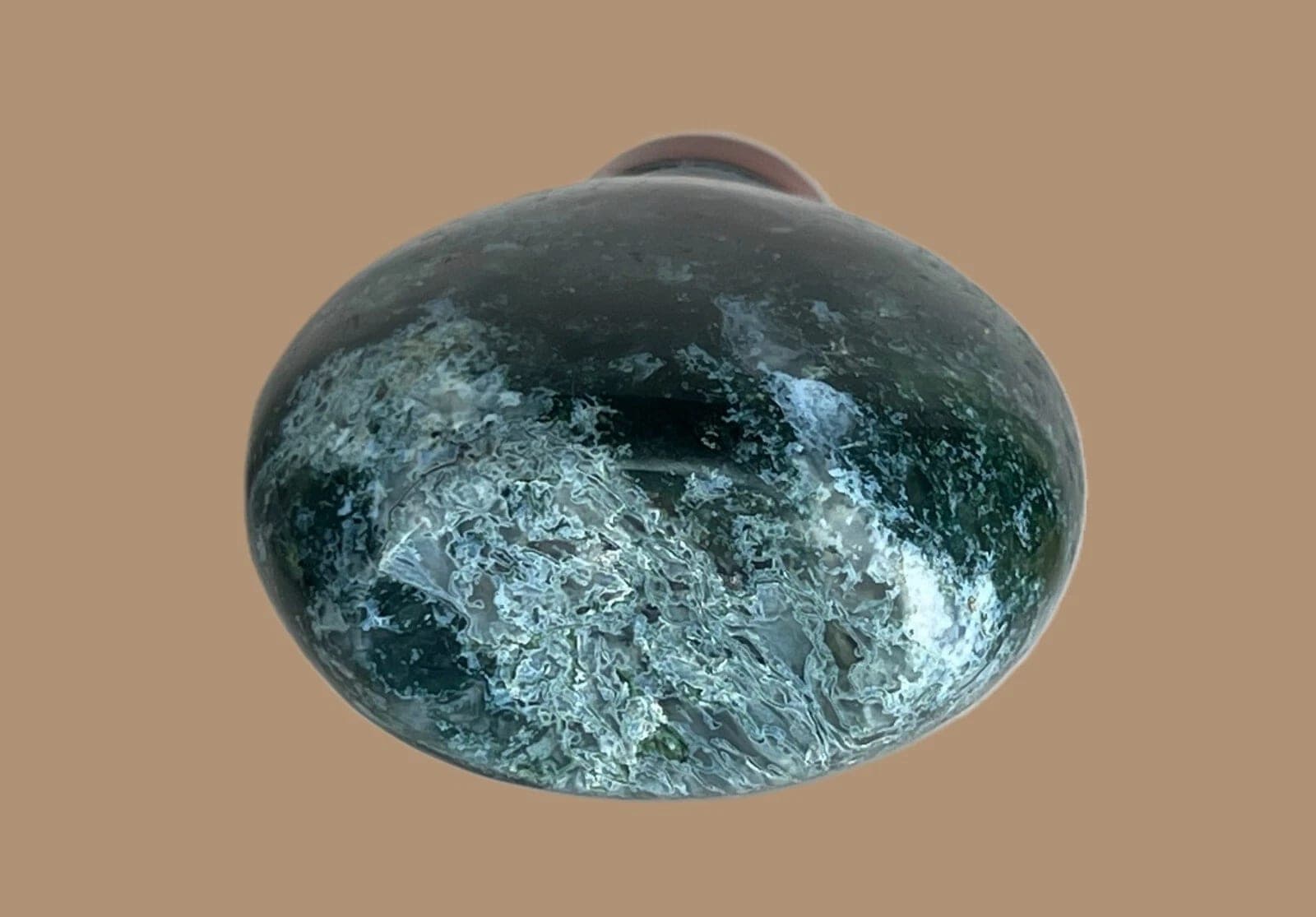 DENDRITIC Moss Agate Snuff Bottle, Qing Dynasty, 18th/19th Century photo 7