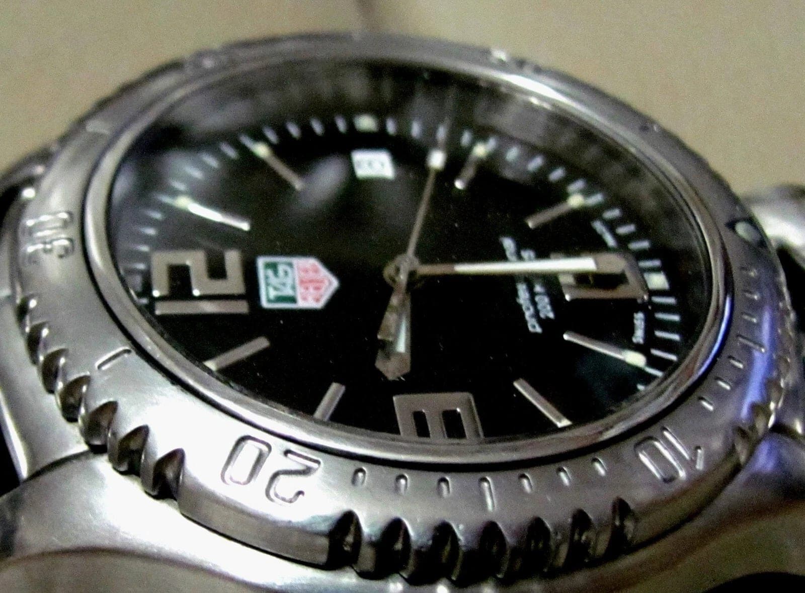 TAG Heuer LINK, S Steel, Black Dial, Full Size, Men's Watch, Mint, 42mm, WT1110