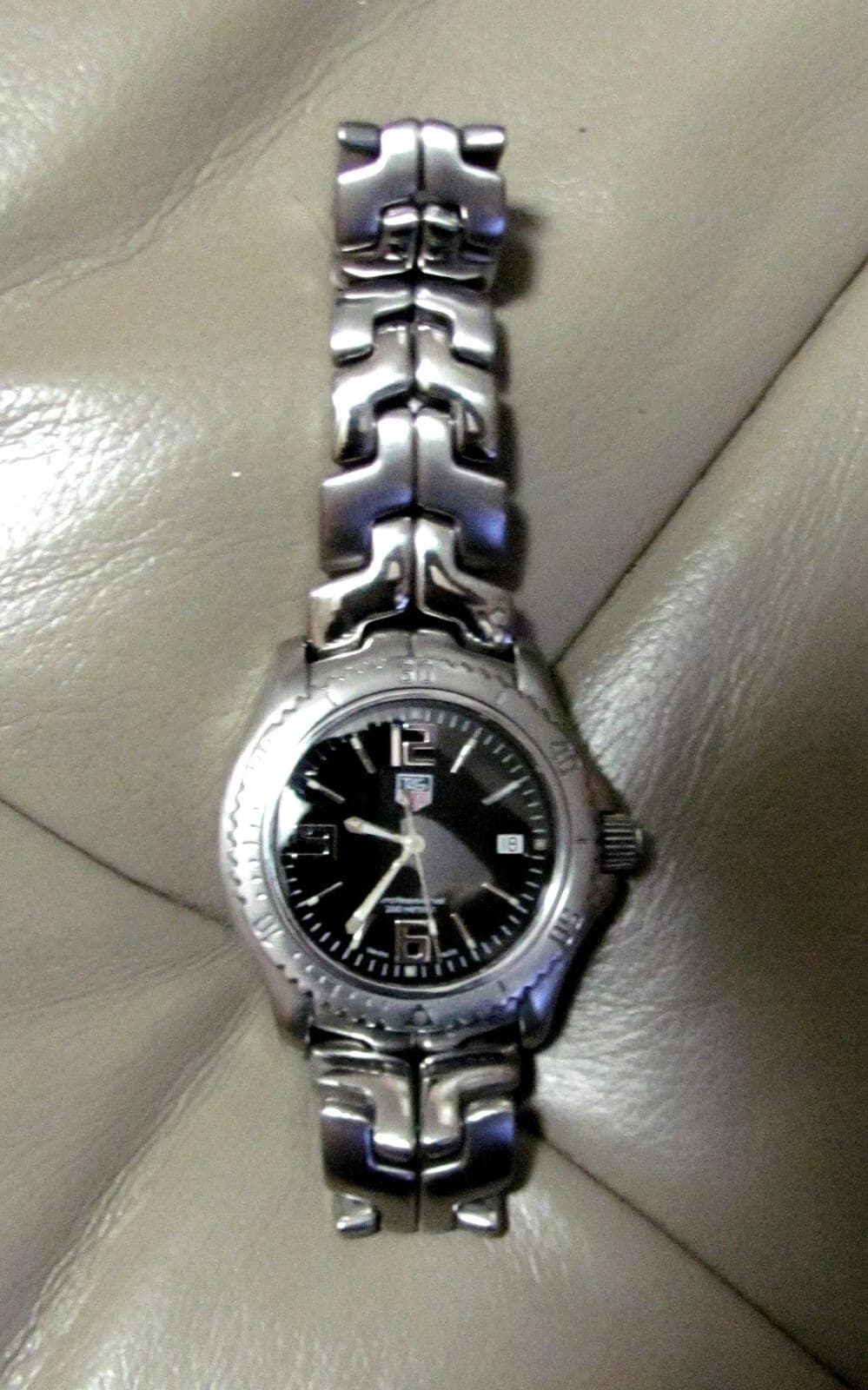 TAG Heuer LINK, S Steel, Black Dial, Full Size, Men's Watch, Mint, 42mm, WT1110 photo 2