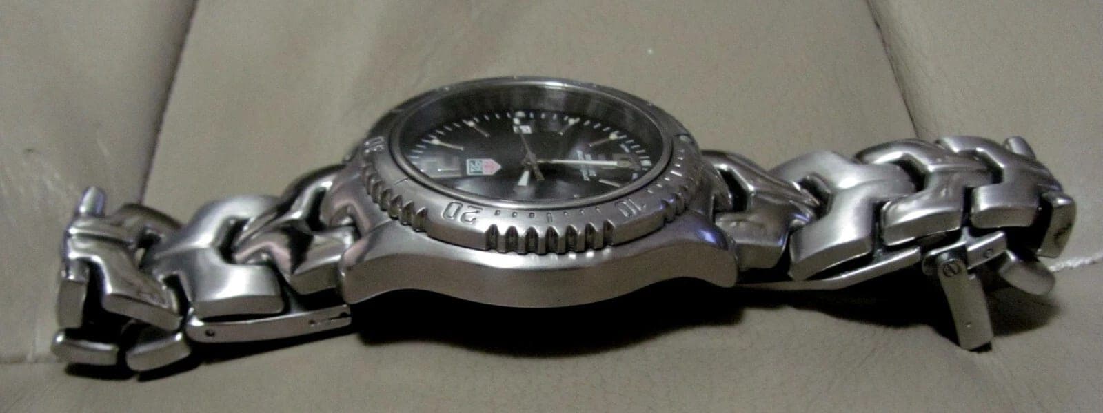 TAG Heuer LINK, S Steel, Black Dial, Full Size, Men's Watch, Mint, 42mm, WT1110 photo 4