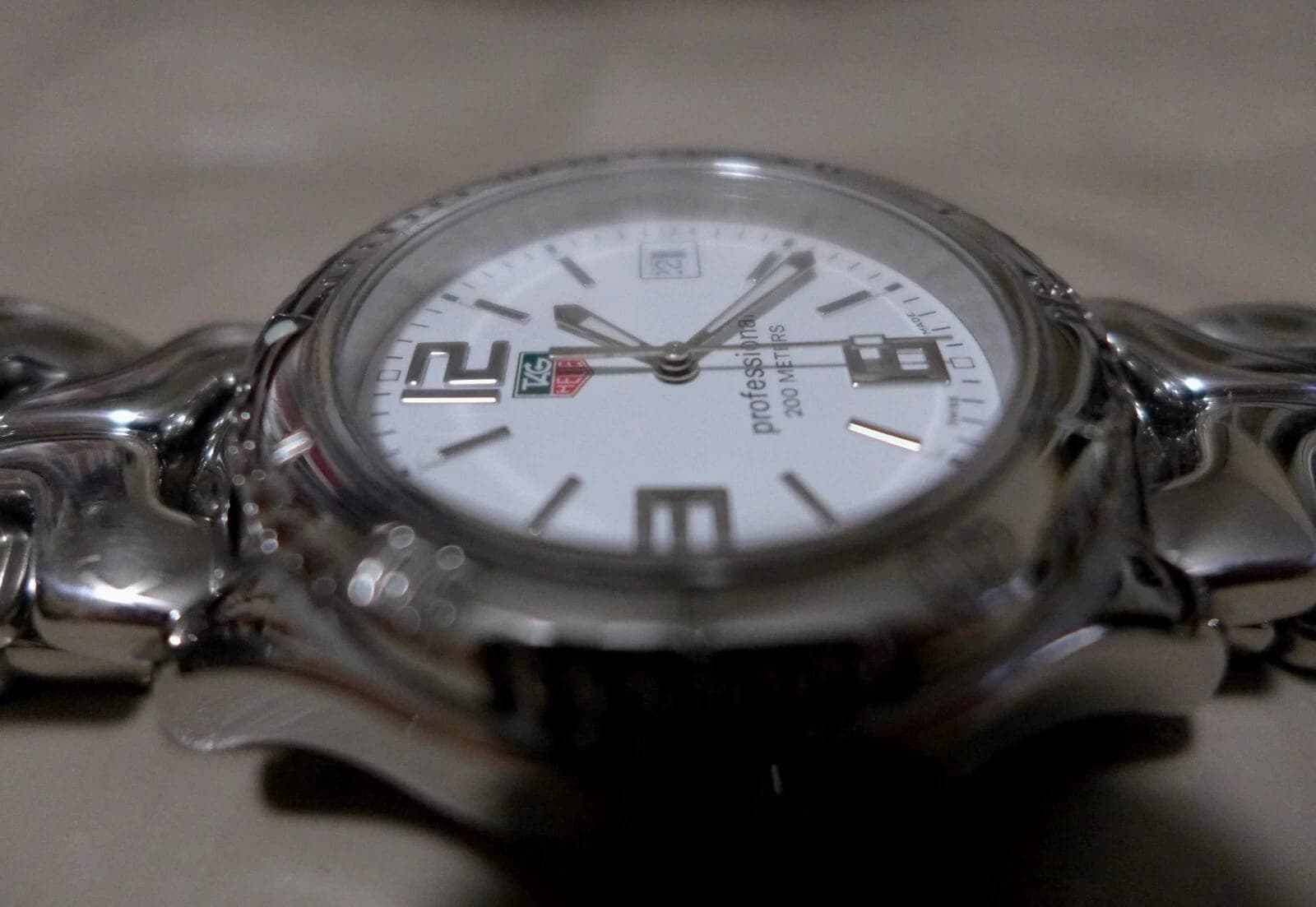 TAG Heuer LINK  Professional St Steel, White Dial Men's Watch Mint WT1114, 42mm photo 2