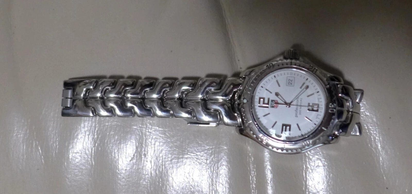 TAG Heuer LINK  Professional St Steel, White Dial Men's Watch Mint WT1114, 42mm photo 6